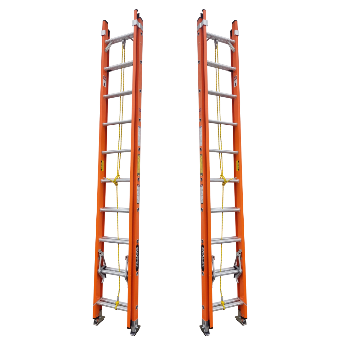 Escalera extensible de fibra de vidrio