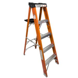 Escalera tipo A fibra de vidrio un acceso