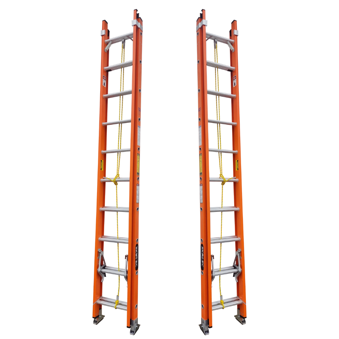 Escalera extensible de fibra de vidrio