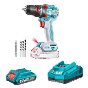 Taladro percutor inalámbrico 1/2 TOTAL 20V